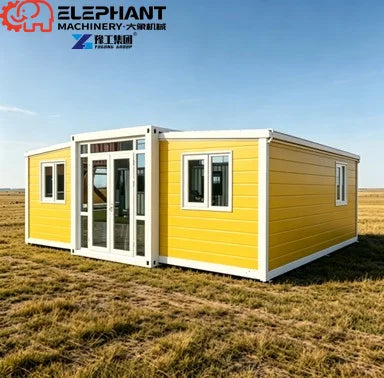 20ft Luxury Prefabricated Container House Portable Steel Office Building Expandable Tiny Home 2 Bedrooms Manufactured Expandable