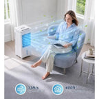 Portable Air Conditioners, 3 Wind Modes, 12 Speeds, 70° Oscillation, XL Water Tank, Evaporative Air Cooler, Swamp Cooler Air Co