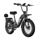 1500W Peak 20" Fat Tire Step-Thru Electric Bike, 7-Speed All Terrain Commuter Ebike, 48V 20Ah Removable Battery for Adults EK12 & EK8