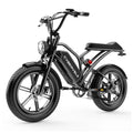 Cybervelo 1000W Motor 20" Fat Tire E-Bike, All-Terrain Mountain Snow 48V 20AH Battery Powered E Motorcycle, 80Miles+ 30MPH EK11