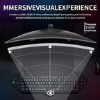 Gawfolk 34 Inch Ultrawide Curved Gaming Monitor, 1500R PC Screen 165hz UWQHD 4K, Curved Computer Screen with FreeSync, Support W