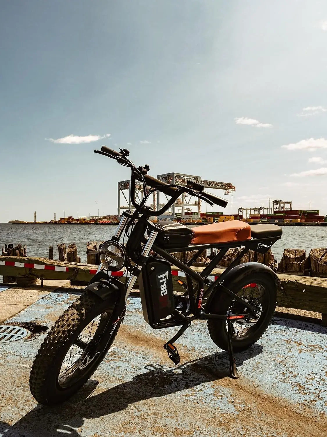 Freego 1400W Electric Bike 48V/22.5Ah Ebike 20  x 4.0 Fat Tires Electric Bicycle Removable Battery 34MPH & 43 Miles Long Range