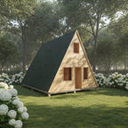 Triangle A Frame Portable Cabin House Modular Wooden Tiny Home Luxury Outdoor Living