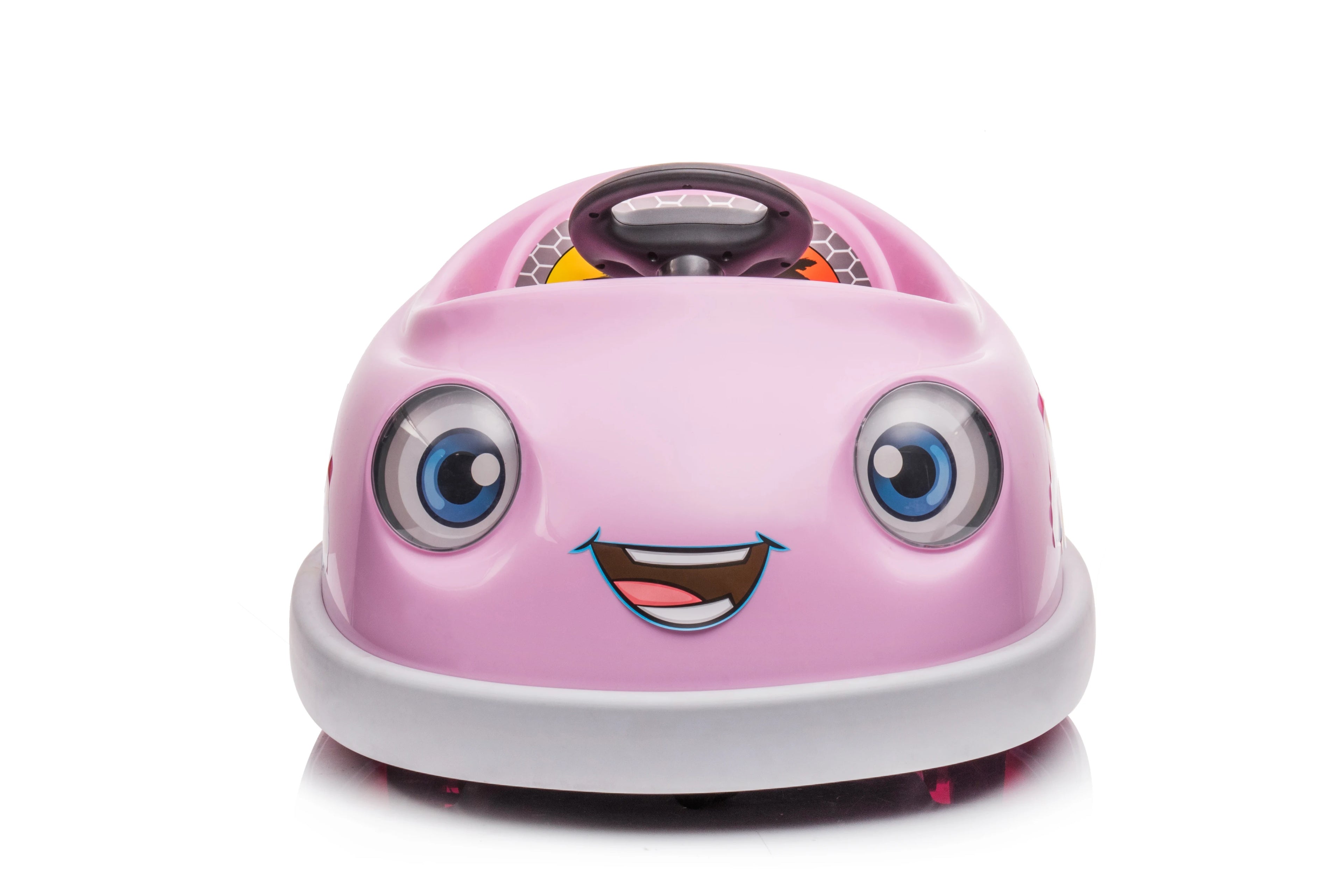 6V Kids Ride on Electric Car with Parent Remote Control LED Lights Music Player for Kids Pink