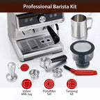 20 Bar Semi Automatic Espresso Machine, Professional Coffee Machine with Built-in Grinder & Milk Frother – 2.8L Removable Water Tank – Coffee Maker for Home, Latte, Cappuccino