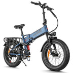 SAMEBIKE RS-A02Pro Folding Fat Tire Electric Bike 1000W All Terrain Snow Mountain Ebike For Adults 48V 15Ah High Capacity Battery Dual Suspension Off Road Adventure Bicycle
