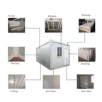 Durable 20ft Quick Build Container House Prefabricated Modular Tiny Home Earthquake Resistant Foldable Living Pod Outdoor Room