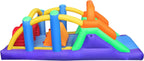 Inflatable Obstacle Course Bounce House Castle with Slides Bounce Area and Obstacles Inflatable Jumping Castle with Blower
