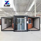 40ft Expandable Prefabricated Modular Foldable Container House Mobile Tiny Home Low Price Casa Maison Fertighauser
