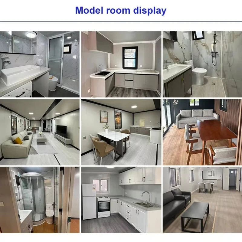 Modular Prefabricated Container House 20ft Steel Expandable Folding 2-3 Bedrooms Customized Living Space