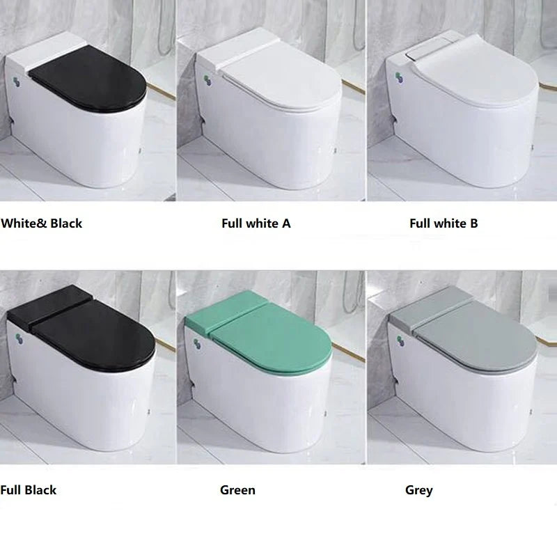 Floor Mounted Self Clean Smart Toilet Tankless Automatic Bidet Intelligent Bathroom Toilet Bowl