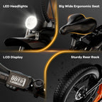Cybervelo 1000W High-Speed Brushless Electric Bike 20 Inch Fat Tire Folding Design for Adults 48V Removable Battery up to 80 Miles Range Commuter E-Bicycle EK4