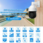 8MP AI PTZ Starlight IP Camera 360 Auto Tracking Face detection SMD4.0 Quick Pick Outdoor 2 Way Talk 4K@25/30fps Speed Dome