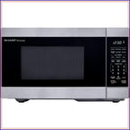 900W 0.9 Cu Ft Countertop Microwave with Turntable, Stainless Steel