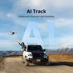 Potensic ATOM 2 Camera Drone, 4K HDR Video, 8K Photo, 3-Axis Gimbal,Under 249g, Vertical Shooting,10-KM, AI Night Shot, AI Track
