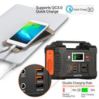 【Sale】Flashfish E200 Power Station 200W Solar Generator 151WH Battery AC DC Outdoor Camera Drone Power Supply Solar Charge