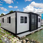 Modular Prefabricated Container House 20ft Steel Expandable Folding 2-3 Bedrooms Customized Living Space