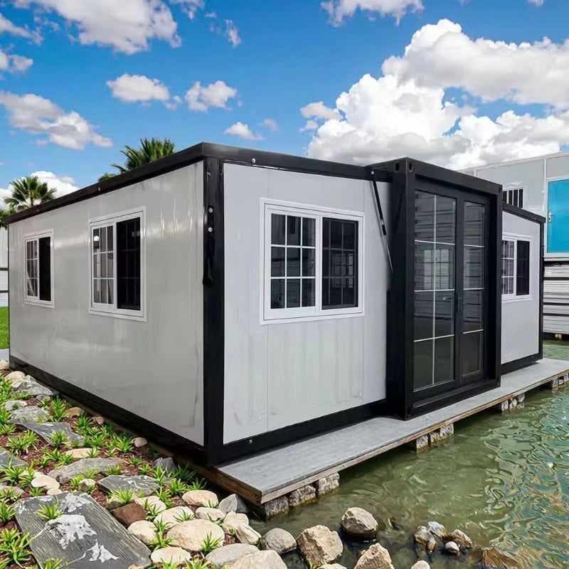 Modular Prefabricated Container House 20ft Steel Expandable Folding 2-3 Bedrooms Customized Living Space
