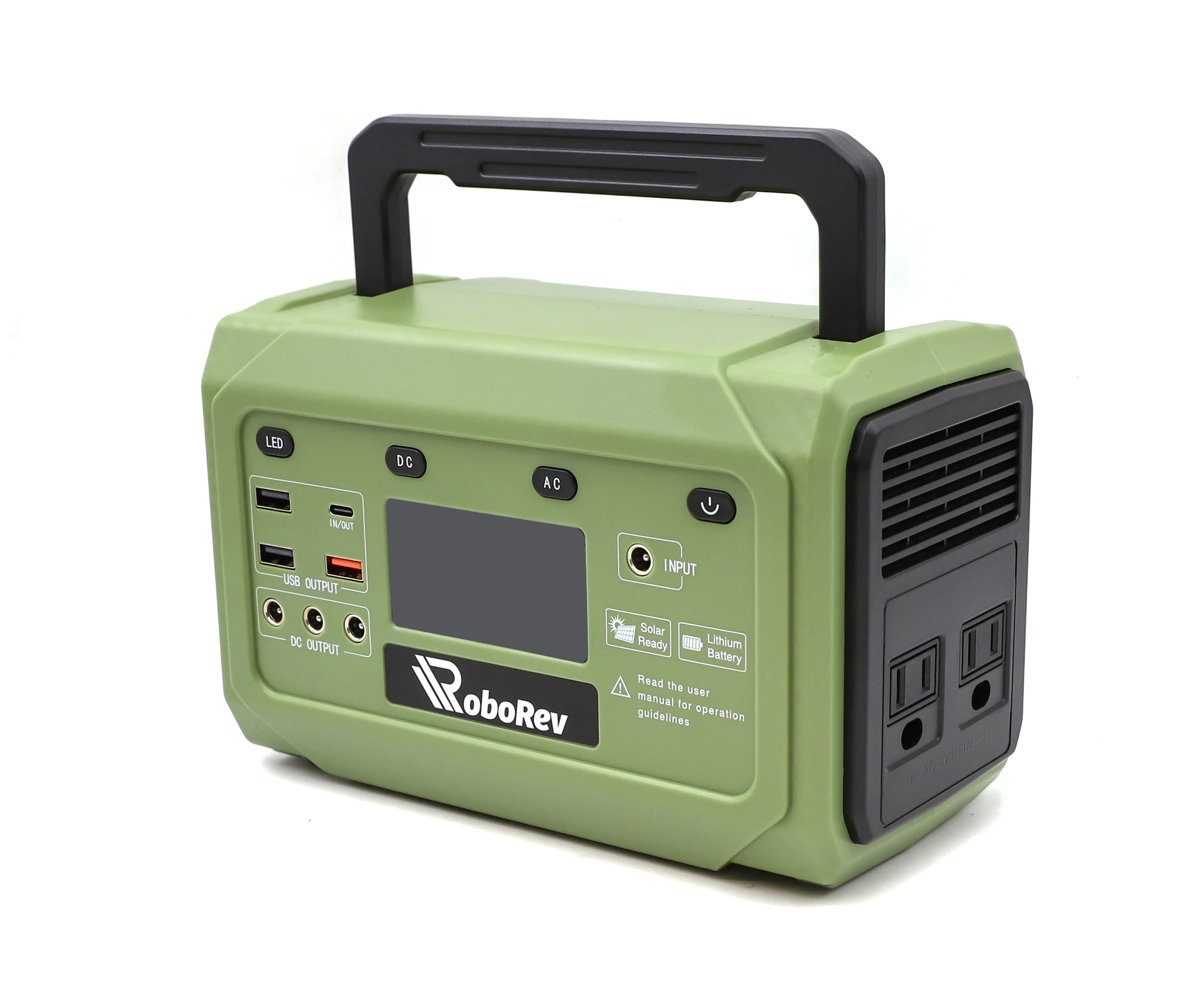 1 PC 300W Portable Power Station, Solar Generator 270Wh(Peak 600W), Power Station With 110V Pure Sine Wave AC Outlet, Digital Display, Bi-directional PD45W, Backup Battery For Home Emergency, Outdoor Camping, Road Trips