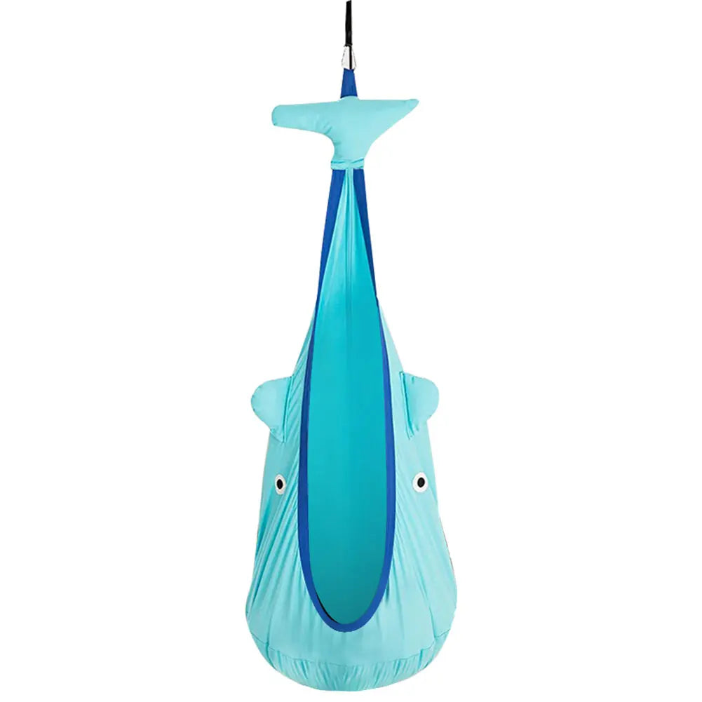 Children Cloth Swing Bed Animal Shape Cozy Swing Pod Chair Wear Resist Comfortable Seat Nest for Indoor Courtyard Playing