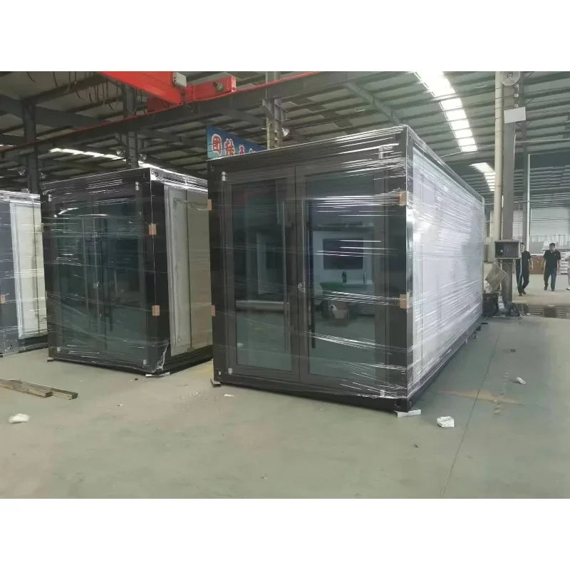 Folding Container House Prefab Expandable 36㎡ Container House Modern 2 Bedroom Hotel Office Foldable Portable Mobile Tiny Homes
