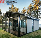 20ft Luxury Prefabricated Container House Portable Steel Office Building Expandable Tiny Home 2 Bedrooms Manufactured Expandable