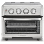 Air Fryer Toaster Oven 1800W 8-in-1 with Air Fry, Convection, Broil & Warm, 0.6 Cu Ft, 60-Min Timer, Stainless Steel