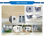 Customized Ready Made 3 Bedroom Prefabricated House Prefab Modular Homes Expandable Container House Tiny Houses