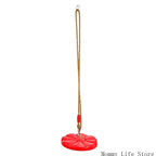 Rope Swing with Disc 30Cm/11.81Inch Round Platform and Thick Rope for Kids Yard Activity Toy Set