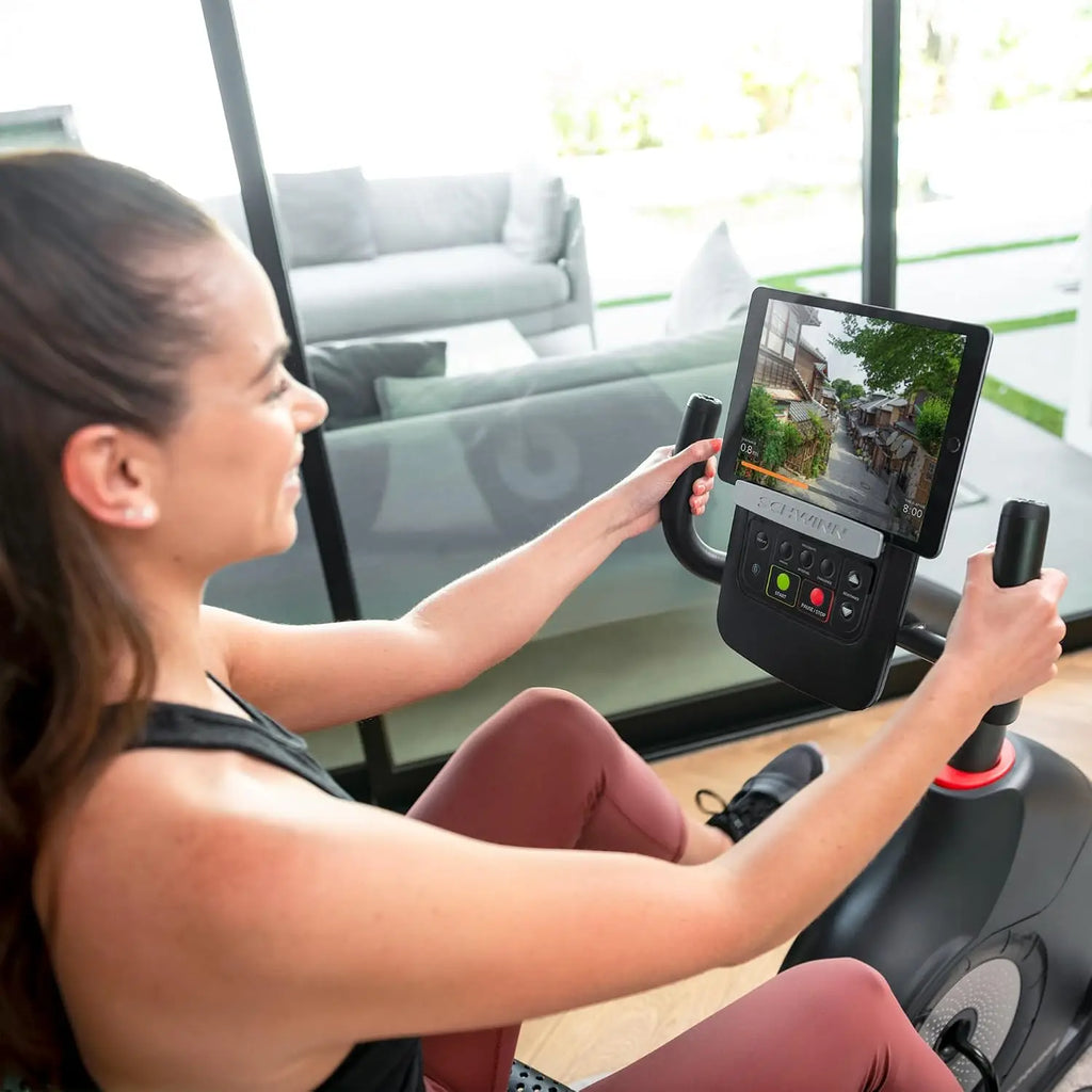 Original Schwinn Fitness Recumbent Bike Series Adjustable Resistance Home Use Quiet Recumbent Exercise Bike Series for Adult Fitness Workout