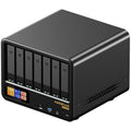 AOOSTAR WTR MAX Mini PC AMD Ryzen 7 PRO 8845HS Barebone Mini Desktop Computer 6HDD 5SSD NAS Home Server Business Office Mini Hos