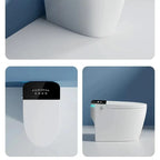 Smart Bidet Toilet with Heated Seat&Auto Flush,One-Piece Ceramic Automatic Toilet,Night Light,Warm Air Dryer,Foot Sensor Flush