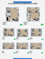 Modular Prefabricated Container House 20ft Steel Expandable Folding 2-3 Bedrooms Customized Living Space