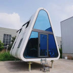 Prefabricated Triangle A Frame House Modern Tiny Cabin Portable Wooden Villa Outdoor Living Space