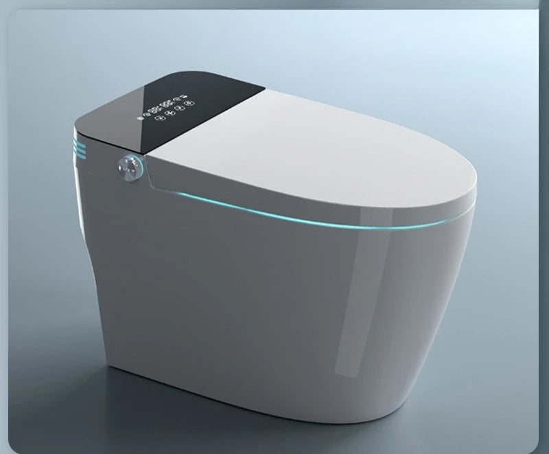 Intelligent toilet integrated instant automatic voice flip toilet