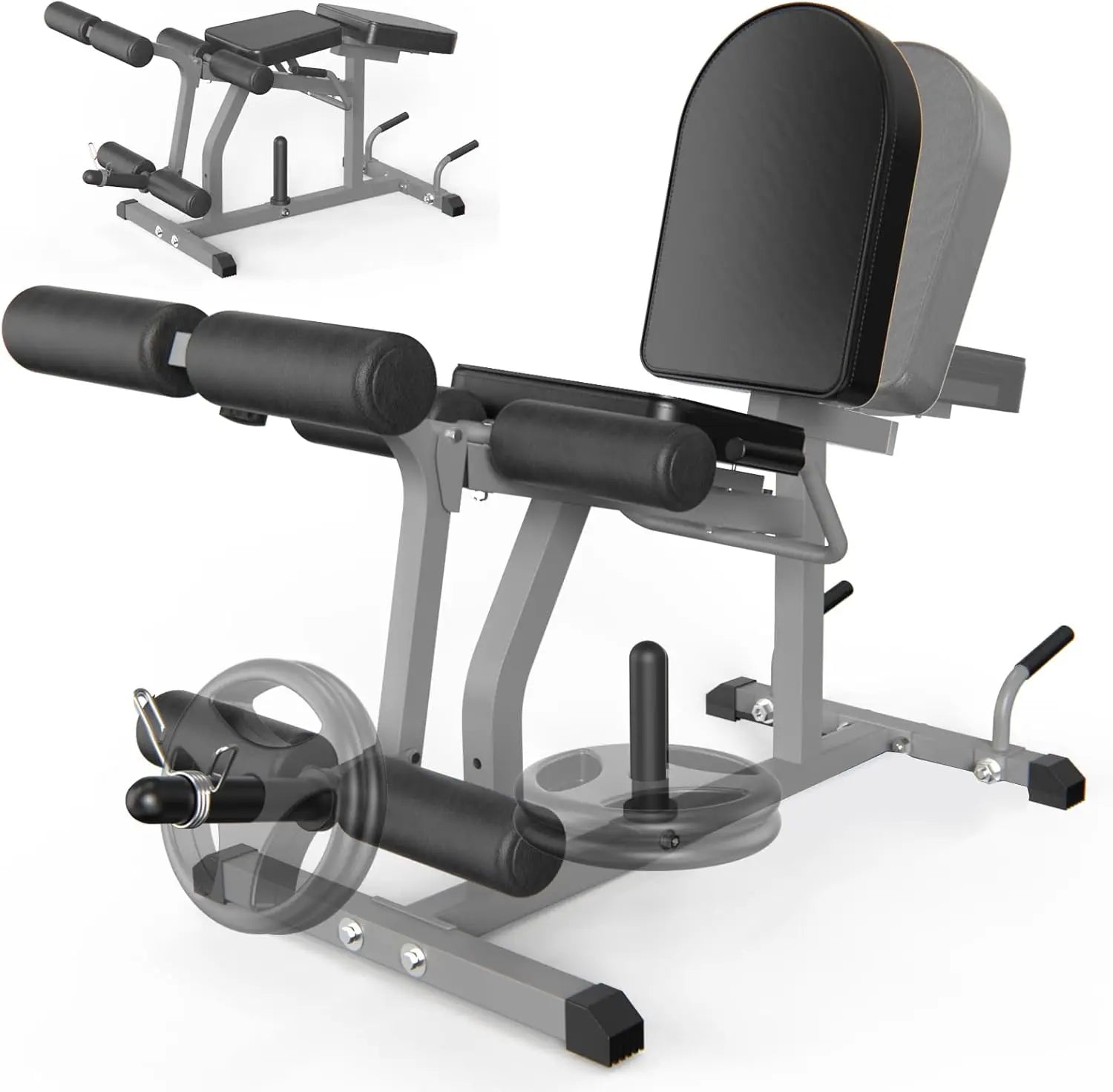 Sturdy Iron 2 - in - 1 Adjustable Leg Machine in Blue for Home Gym: Easy Transition, 660LBS Weight Capacity