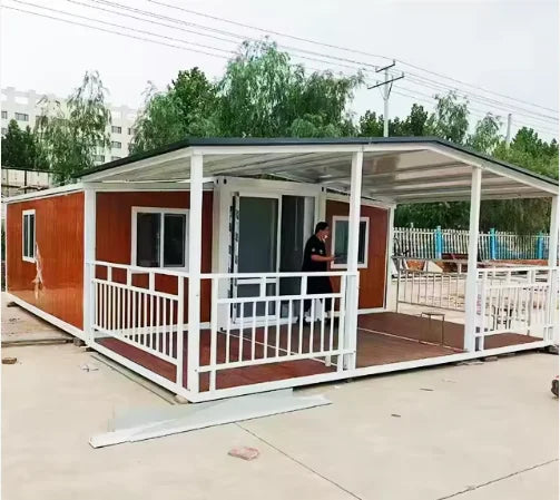 Mobile House Prefab Expandable Container House Mansion Foldable Steel Structure 40ft Waterproof Panoramic Tiny Home Hot